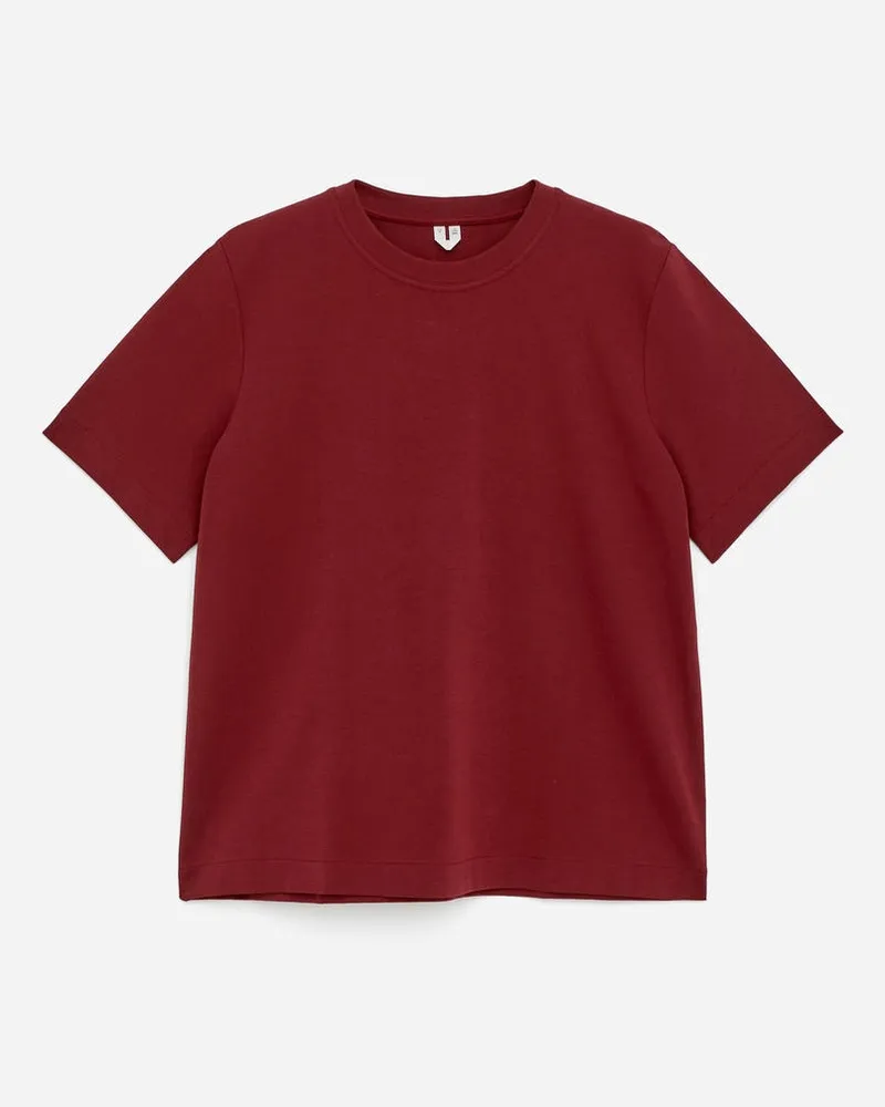 Arket PEARL Schweres T-Shirt -Rot Rot