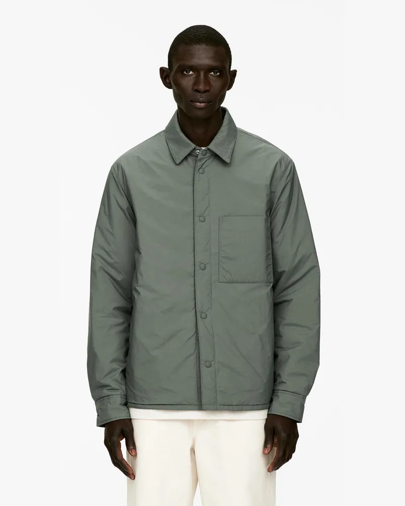 Arket Leicht Gefüttertes Overshirt -Grün Grün