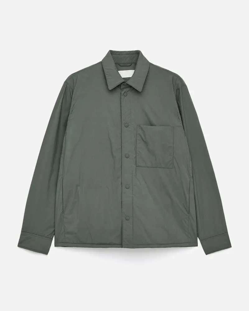 Arket Leicht Gefüttertes Overshirt -Grün Grün