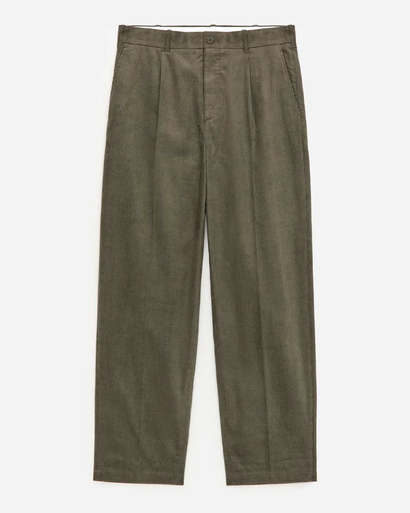 Arket Lockere Cordhose -Grün Grün