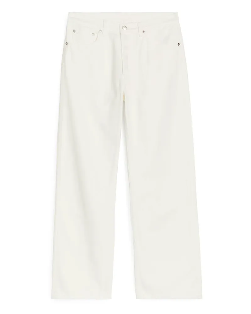 Arket Shore Boyfriend-Jeans - Weiß Weiß