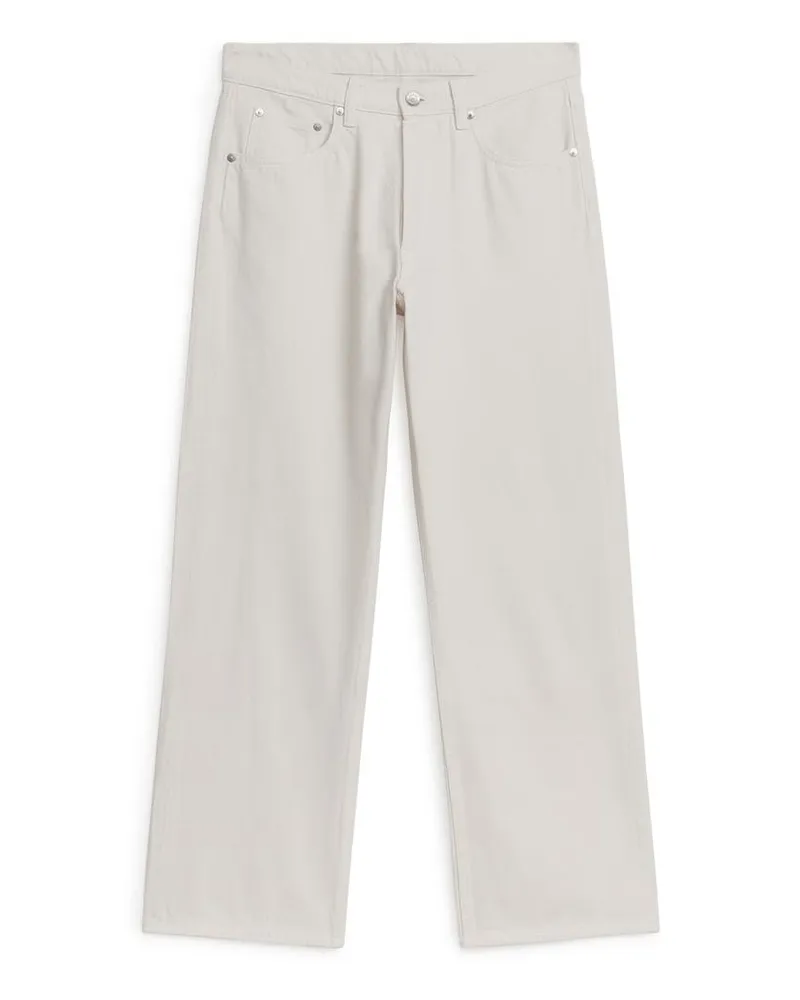 Arket Shore Boyfriend-Jeans - Weiß Weiß