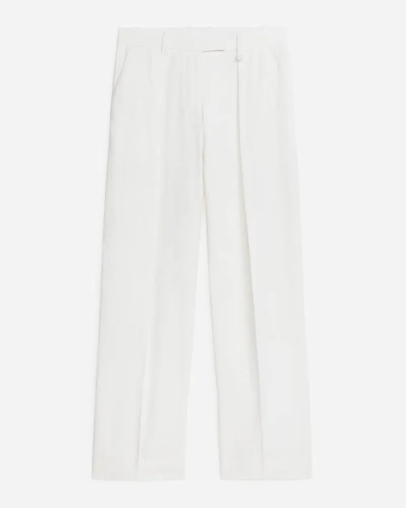 Arket Leinenhose - Weiß Weiß