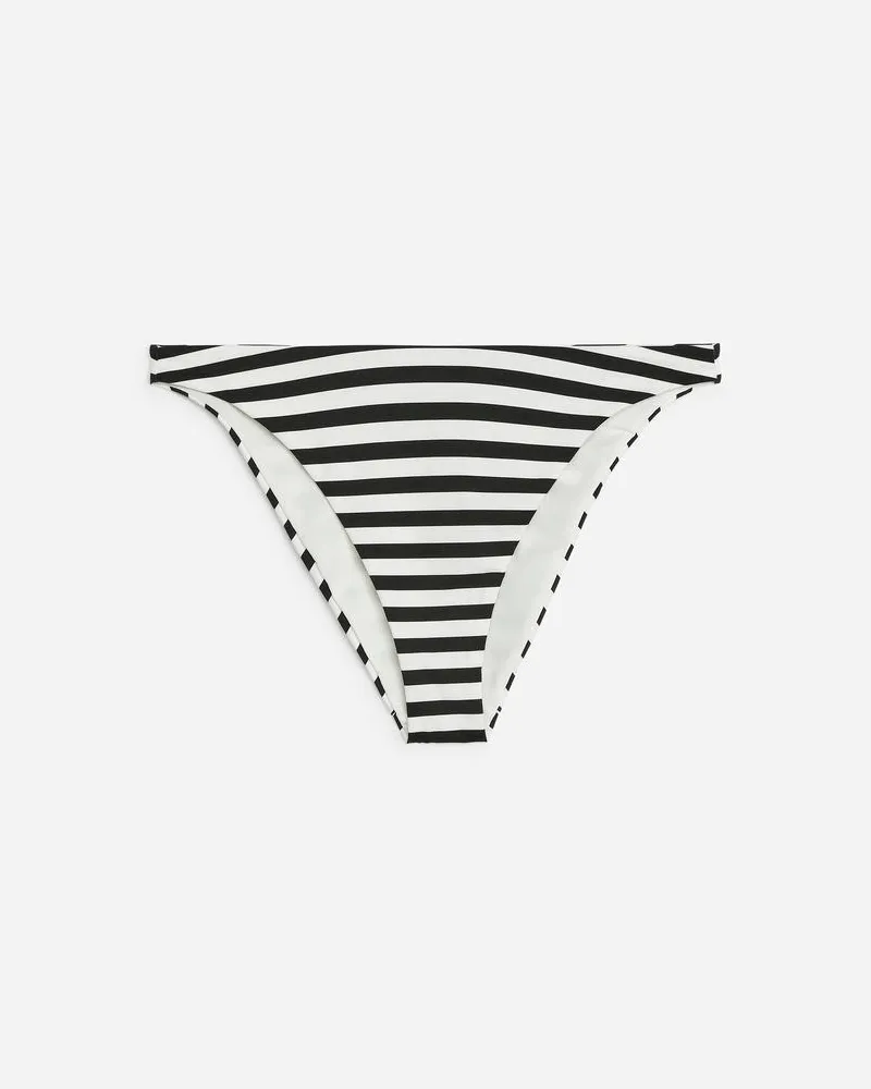 Arket Bikinihose Mit Mittlerem Bund -Schwarz Schwarz