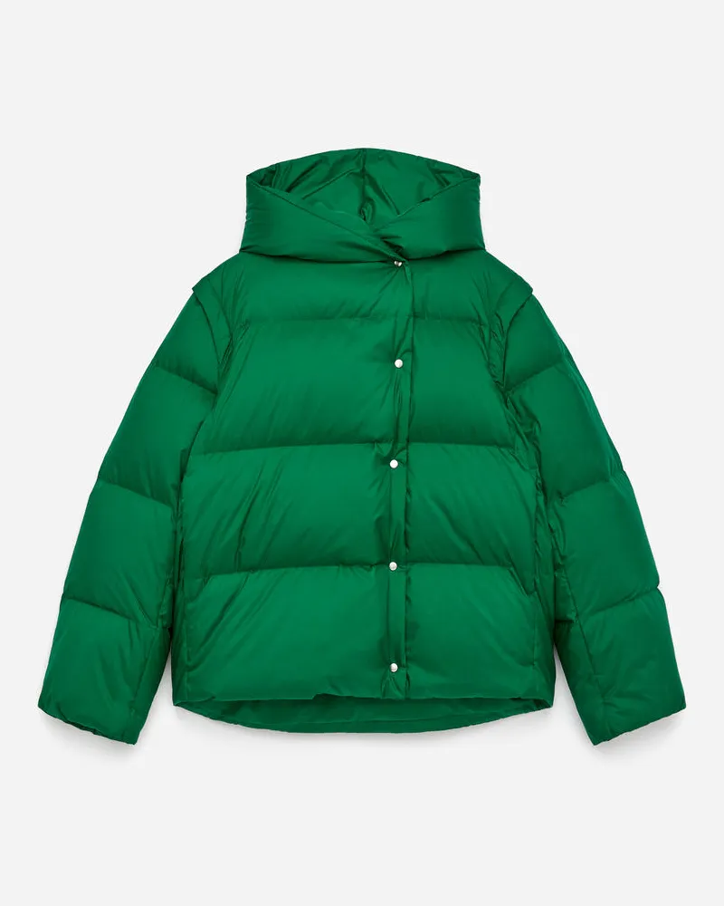 Arket Gefütterte Steppjacke -Grün Grün