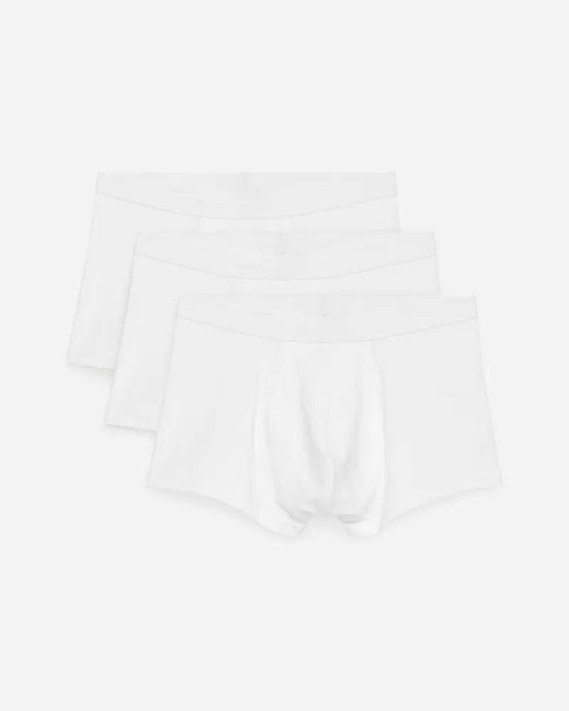 Arket Boxer Aus Jersey, 3Er-Set - Weiß Weiß