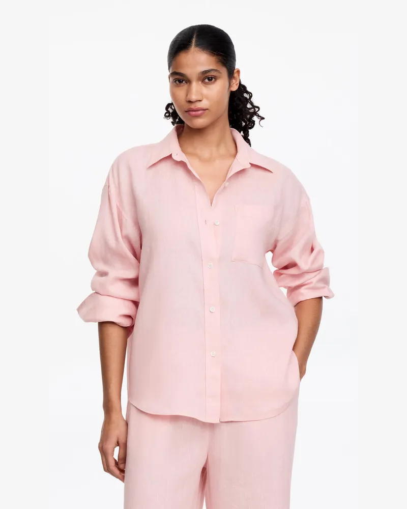 Arket Leinenhemd -Rosa Rosa