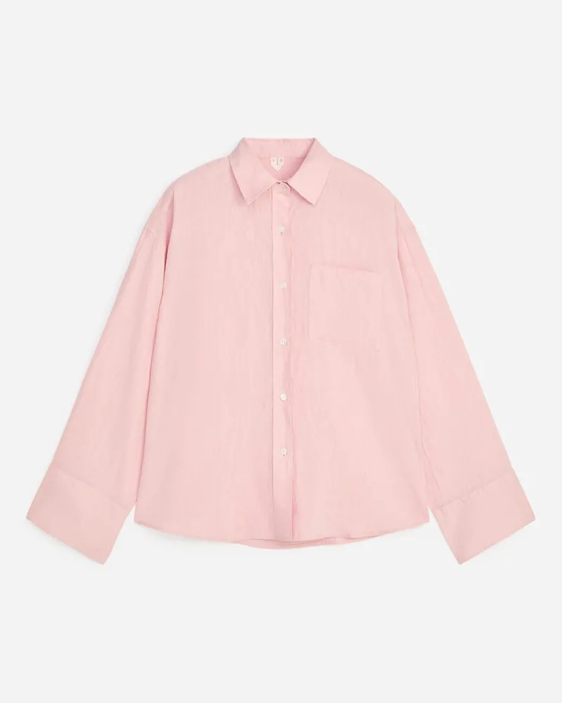 Arket Leinenhemd -Rosa Rosa