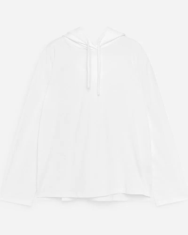 Arket Sweatshirt Mit Kapuze -Weiß Weiß