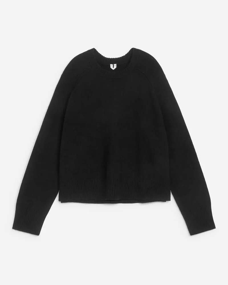 Arket Wollpullover - Schwarz Schwarz