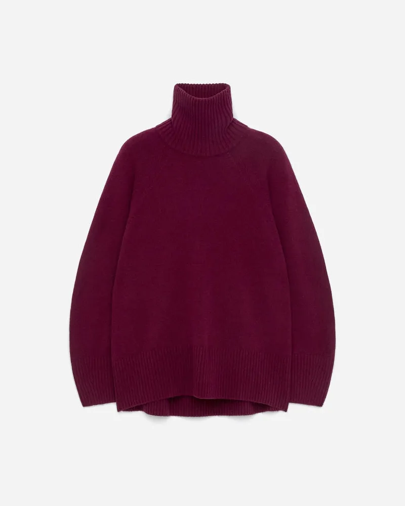 Arket Rollkragenpullover Aus Reinem Kaschmir -Rot Rot