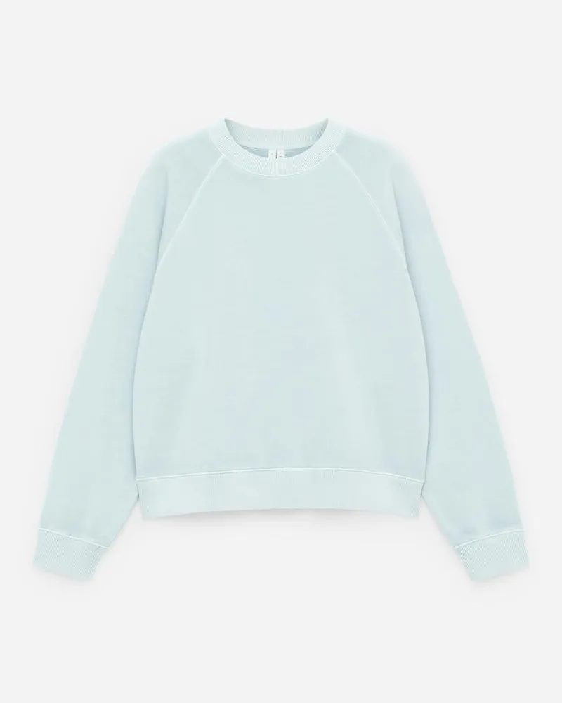 Arket Frottee-Sweatshirt -Türkis Türkis