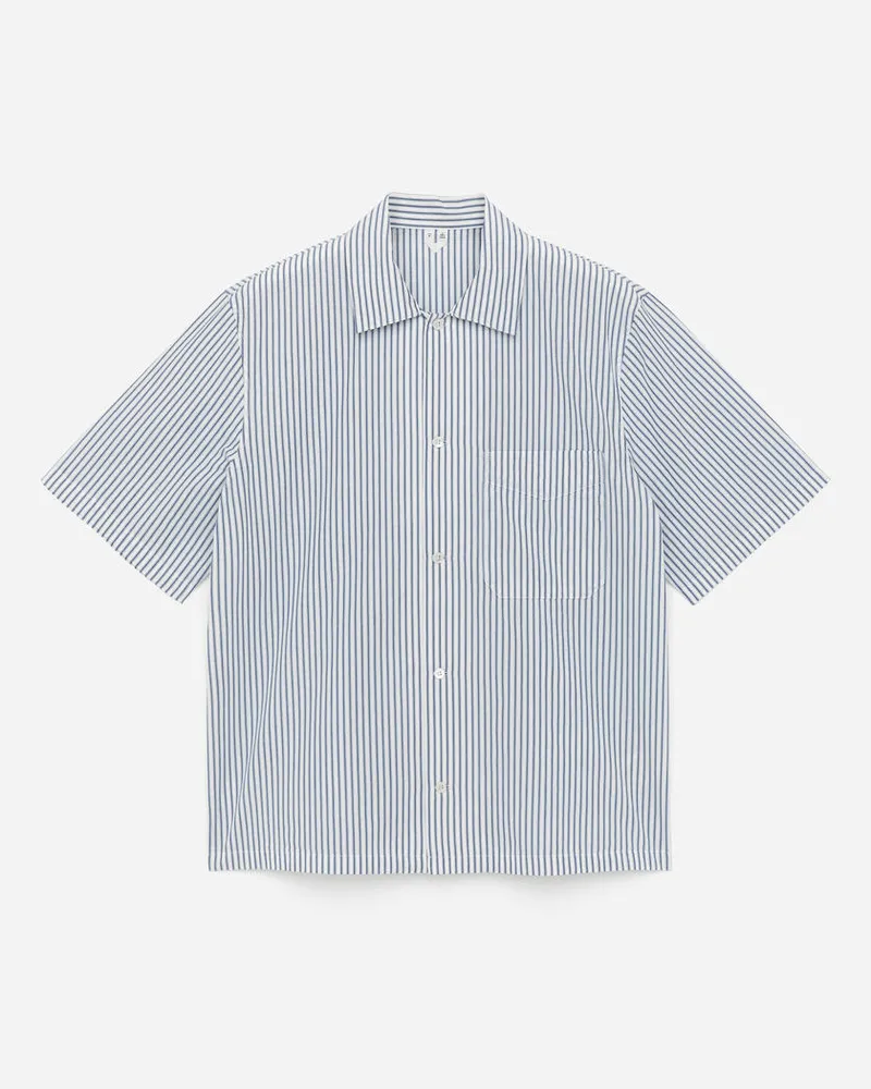 Arket Pyjama-Hemd Aus Popeline -Weiß Weiß