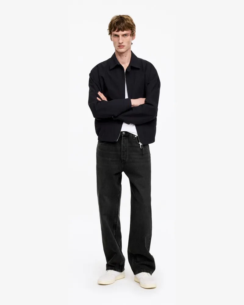 Arket MIST Wide Jeans -Schwarz Schwarz