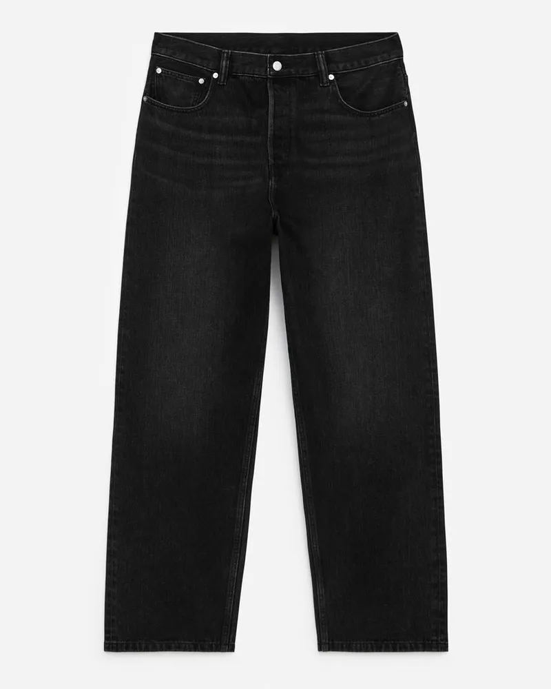 Arket Mist Wide Jeans - Schwarz Schwarz