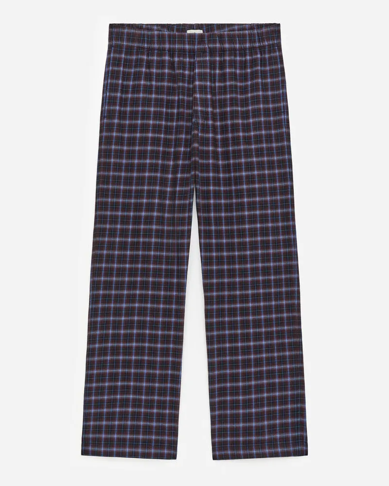 Arket Pyjamahose Aus Flanell -Blau Blau