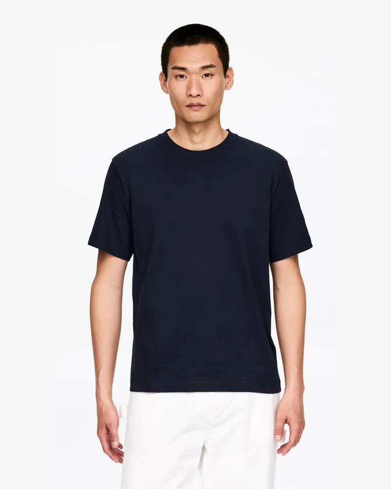 Arket Lockeres T-Shirt 220 GSM -Blau Blau