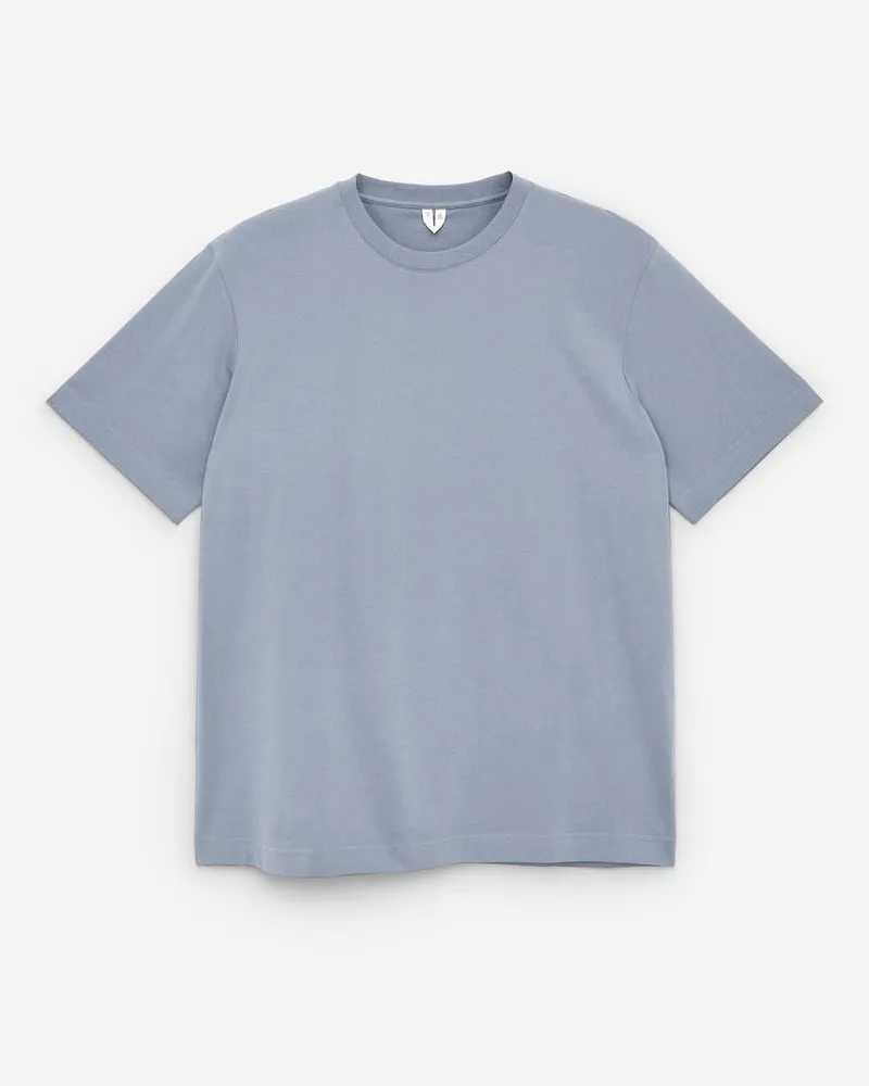 Arket Lockeres T-Shirt 220 GSM -Blau Blau