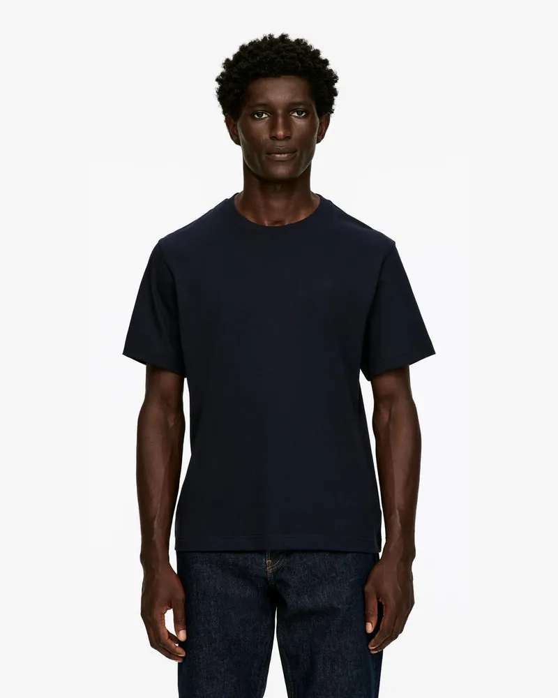 Arket Lockeres T-Shirt 220 GSM -Blau Blau