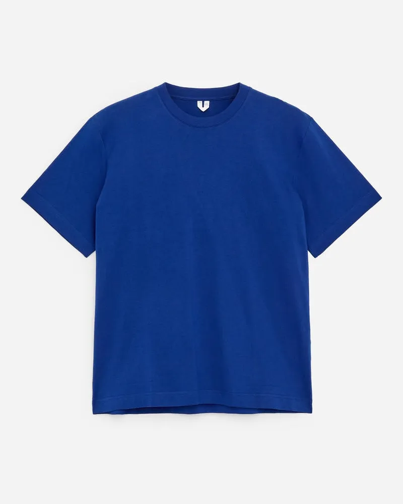 Arket Lockeres T-Shirt 220 GSM -Blau Blau