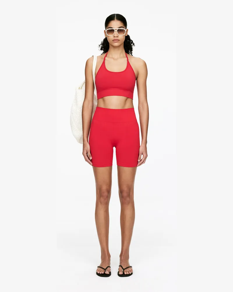 Arket Nahtlose Shorts -Rot Rot