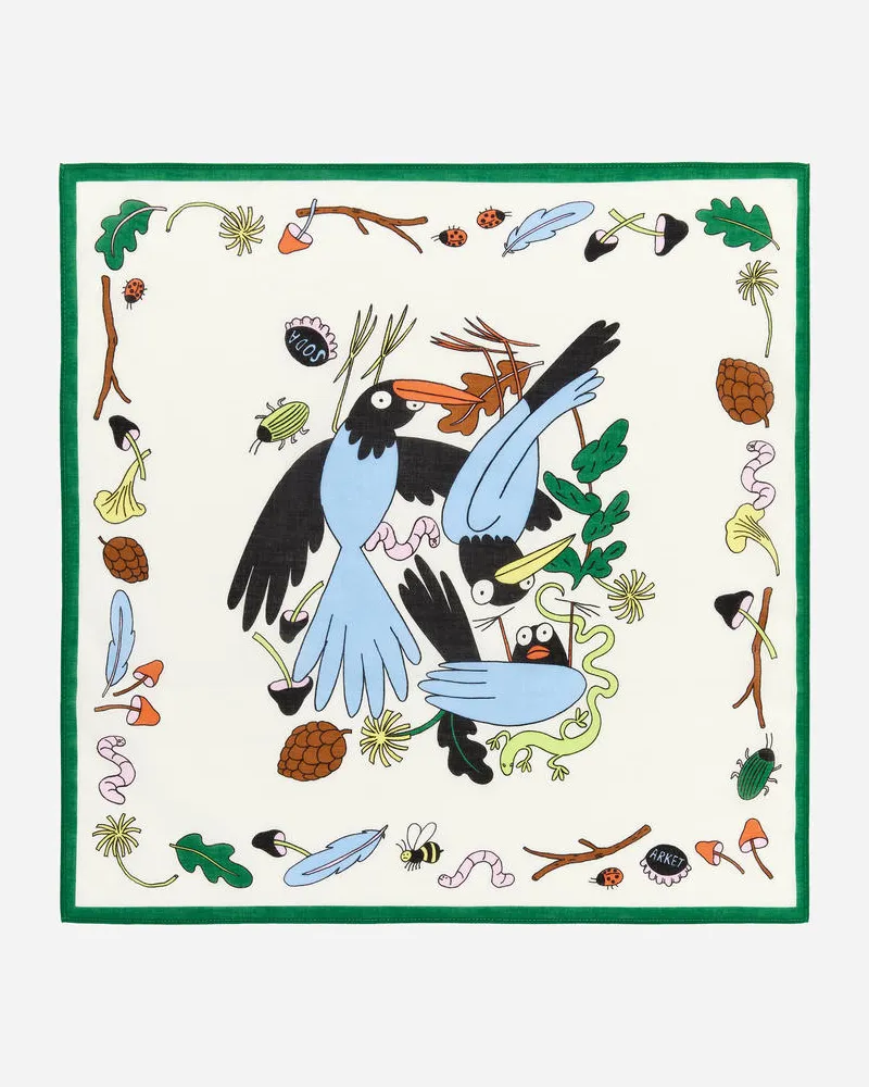 Arket Bandana Aus Baumwolle -Schwarz Schwarz