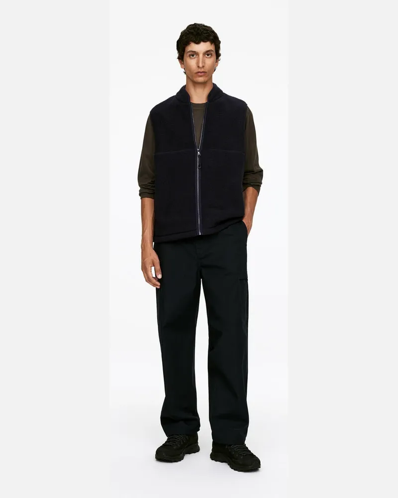 Arket Fleece-Weste Von Active -Blau Blau