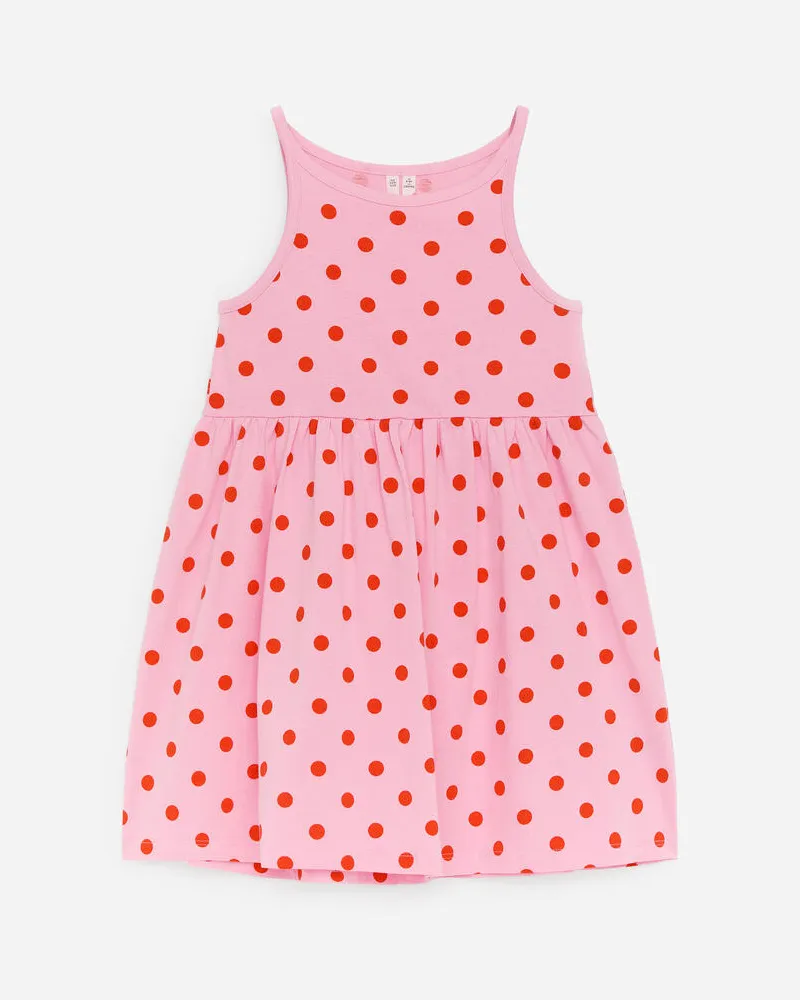 Arket Trägerkleid Aus Jersey -Rosa Rosa