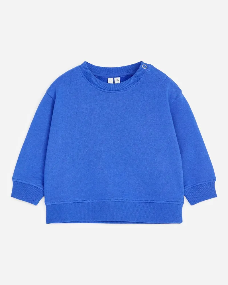Arket Sweatshirt Aus Baumwolle -Blau Blau