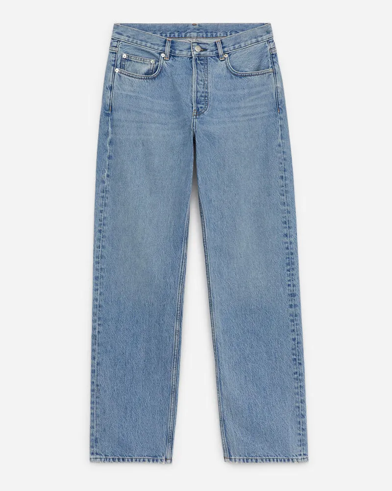 Arket Ocean Loose Straight Jeans - Blau Blau