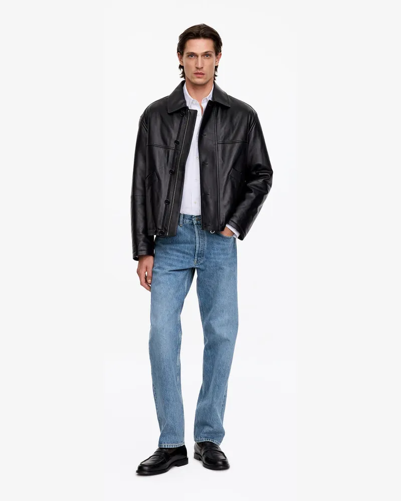 Arket OCEAN Loose Jeans -Blau Blau