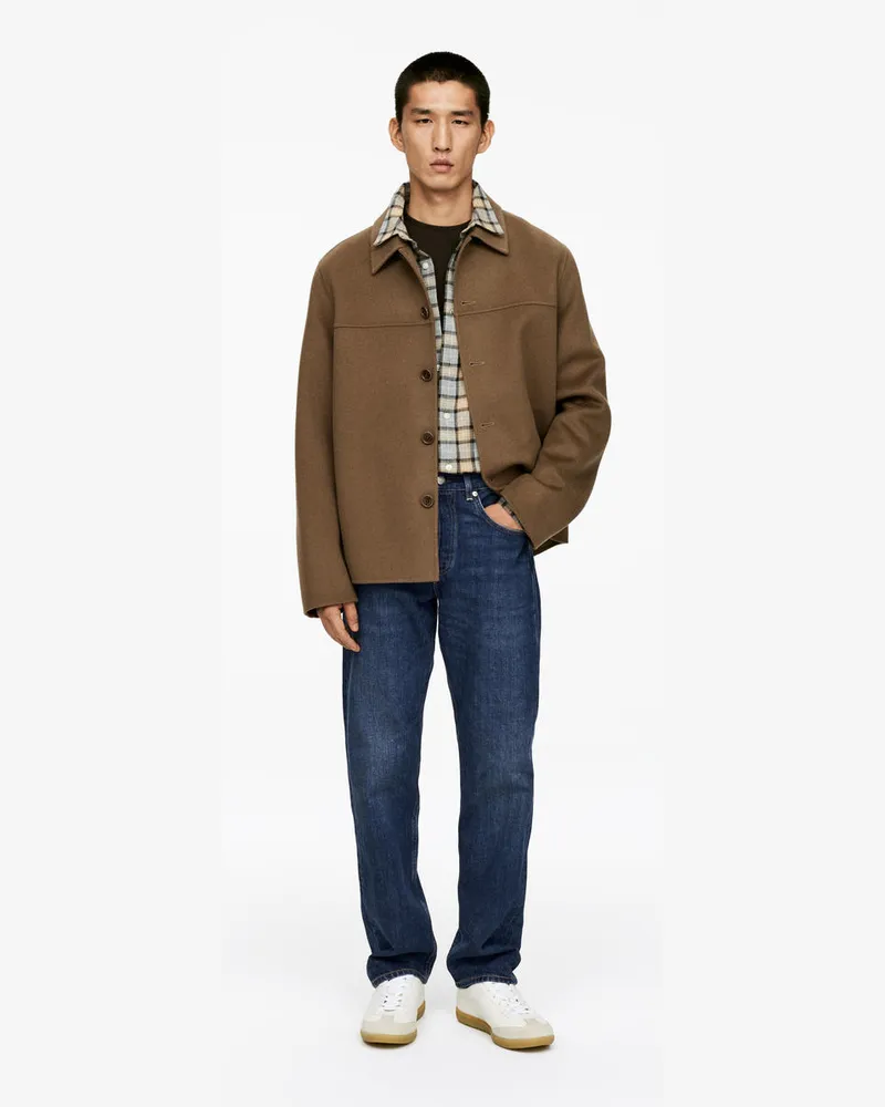 Arket OCEAN Loose Straight Jeans -Blau Blau
