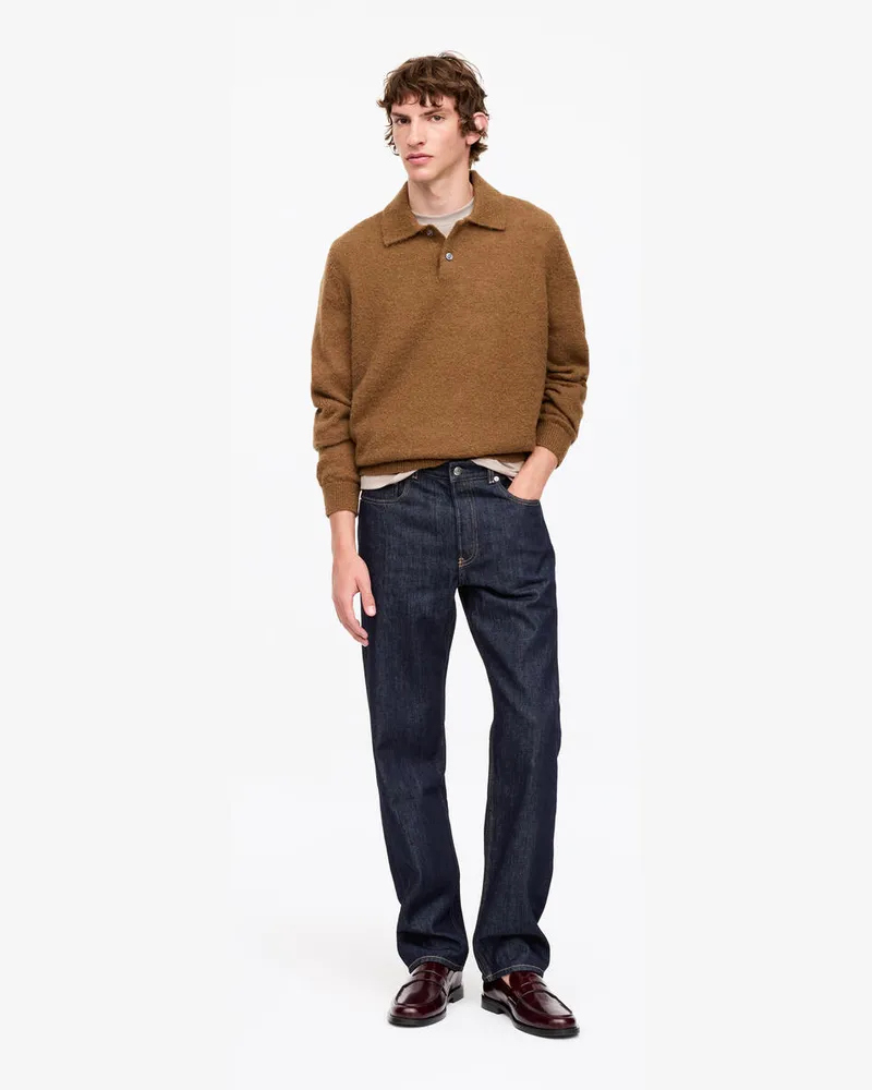 Arket OCEAN Loose Straight Jeans -Blau Blau