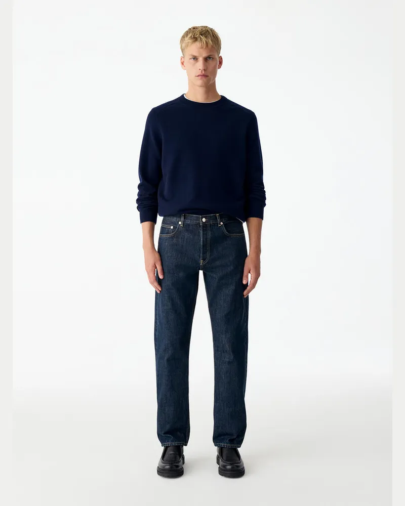 Arket OCEAN Loose Jeans -Blau Blau
