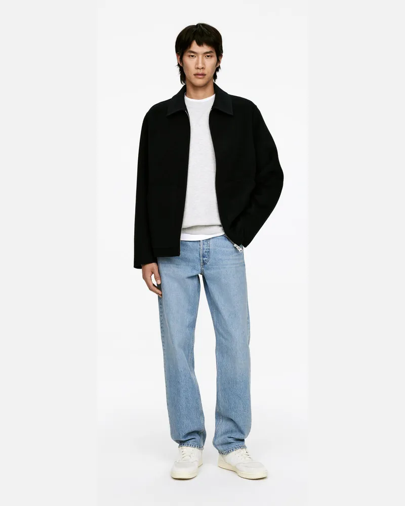 Arket OCEAN Loose Straight Jeans -Blau Blau