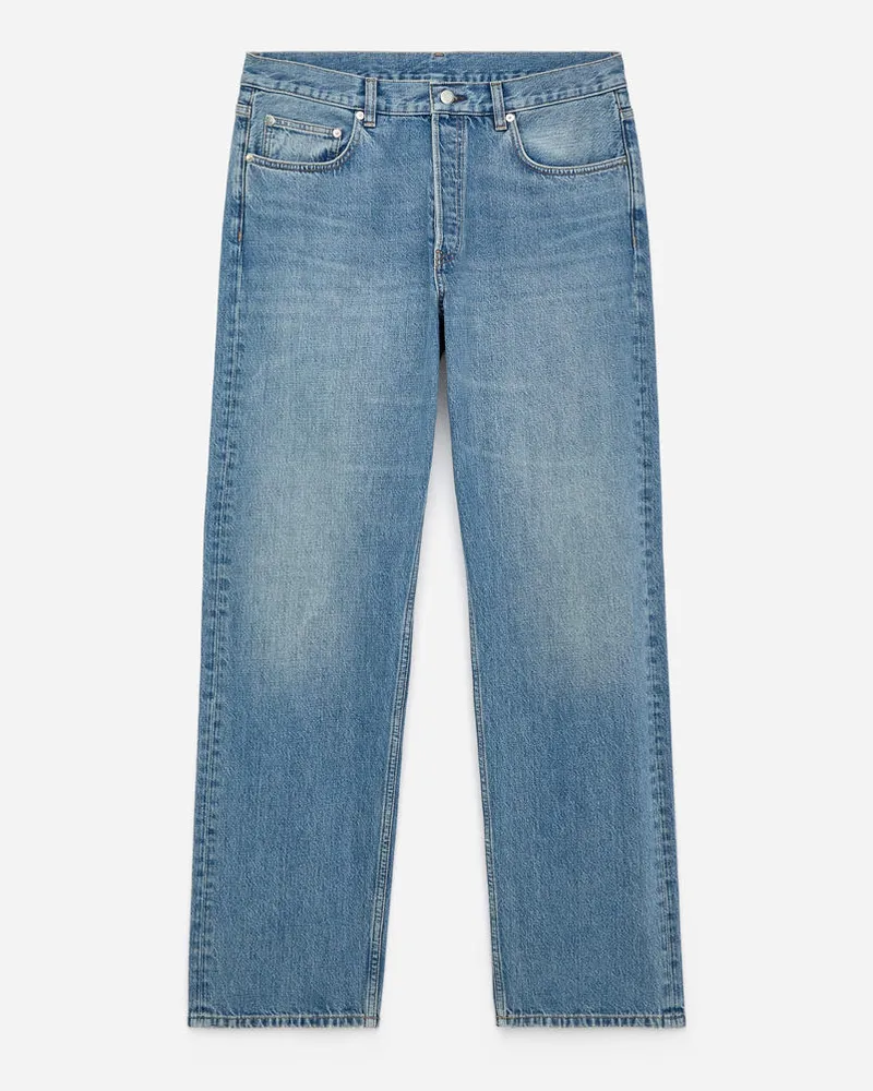 Arket OCEAN Loose Straight Jeans -Blau Blau