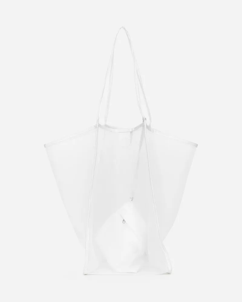 Arket Mesh-Tragetasche -Weiß Weiß