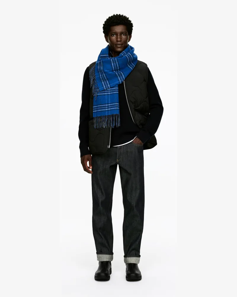 Arket ARKET Und Barbour Wollschal -Blau Blau