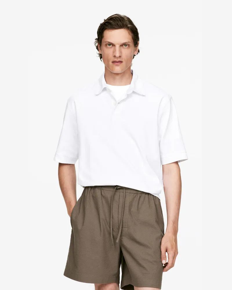 Arket Poloshirt -Weiß Weiß