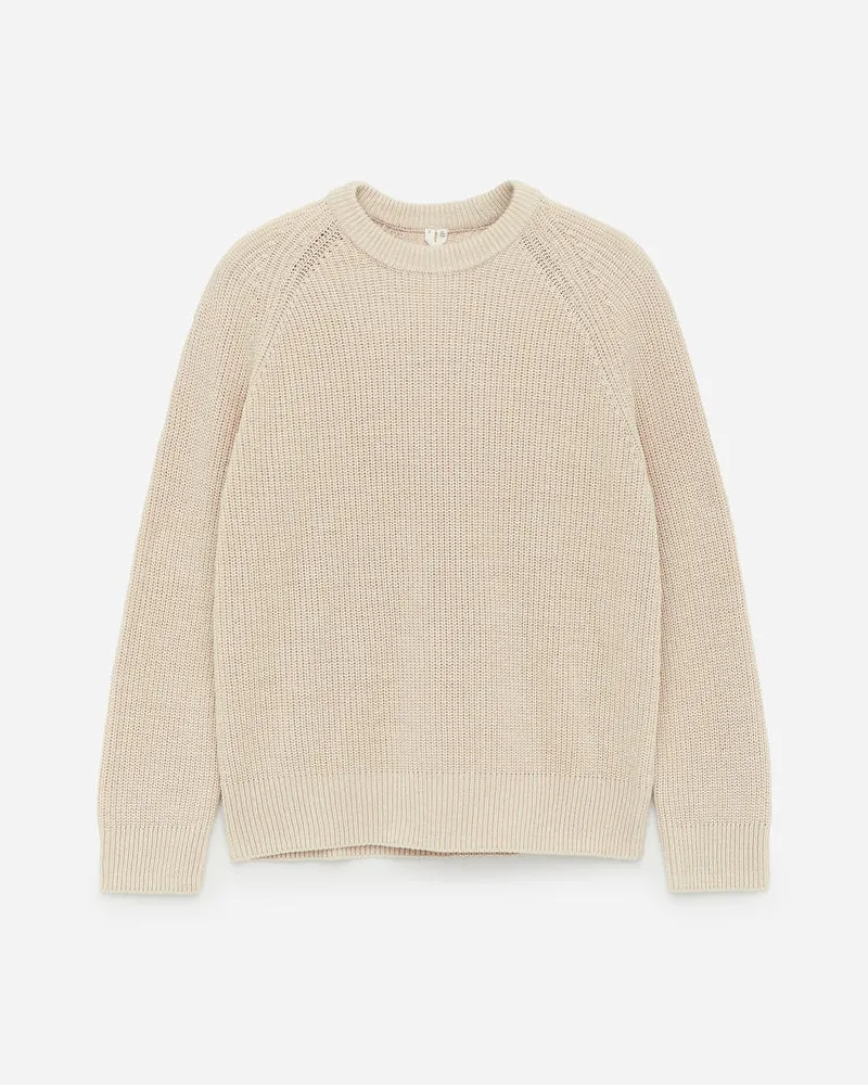 Arket Pullover Aus Leinen Und Baumwolle -Beige Beige