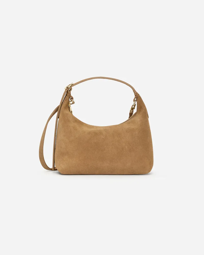 Arket Veloursledertasche -Beige Beige