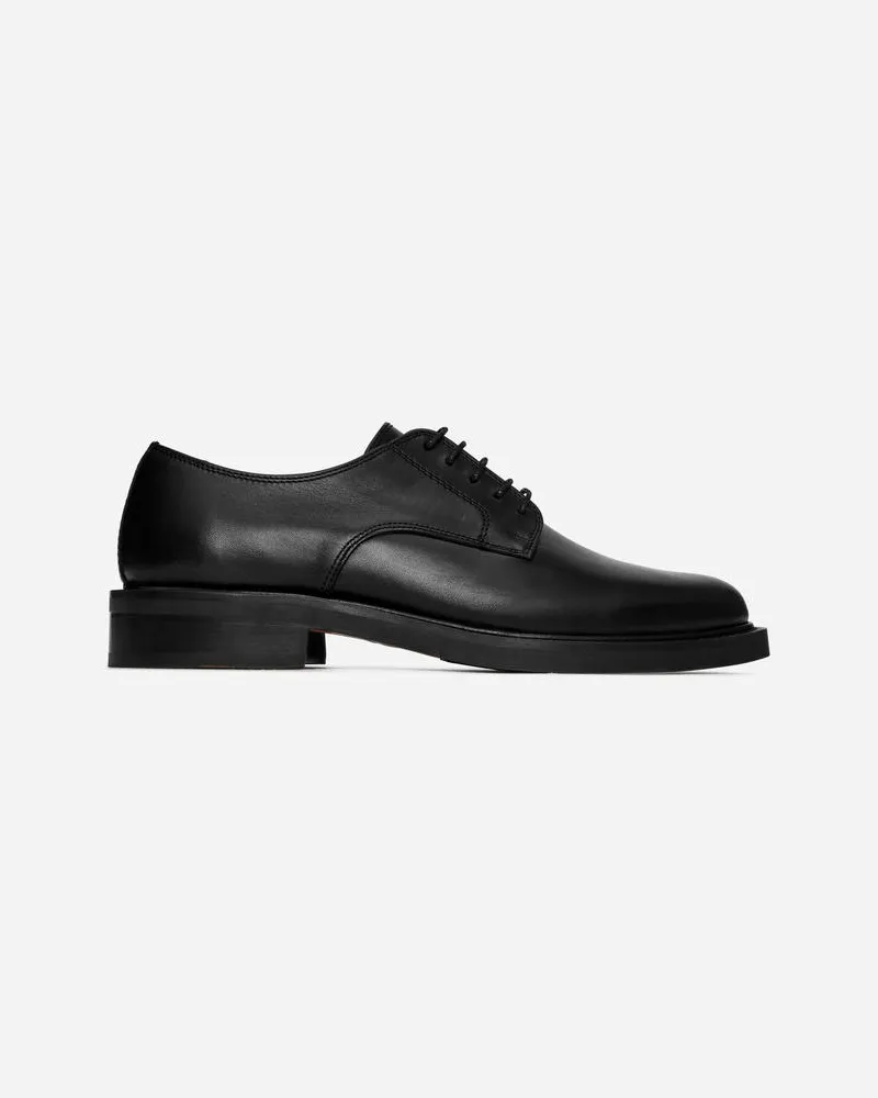 Arket Derby-Schuhe Aus Leder -Schwarz Schwarz
