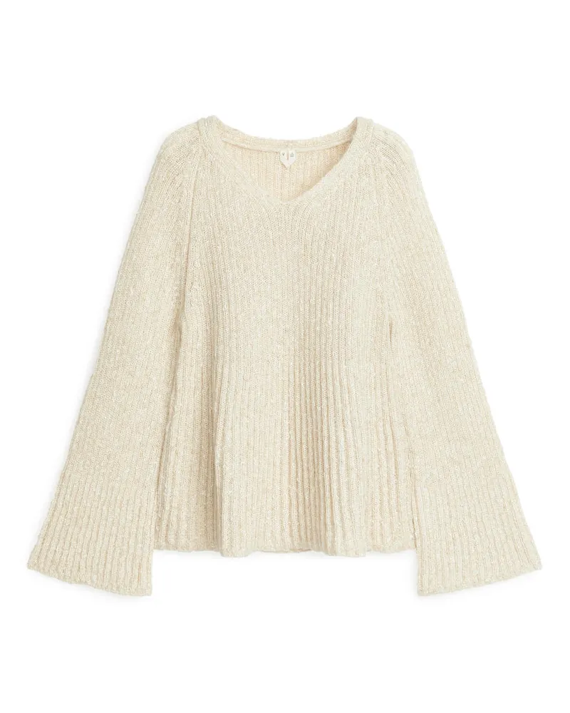 Arket Lockerer Pullover - Beige Beige