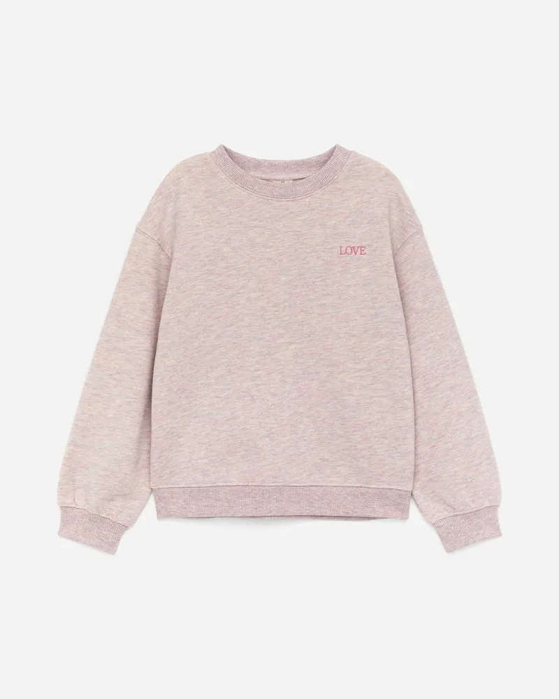 Arket Sweatshirt Mit Stickerei -Rosa Rosa