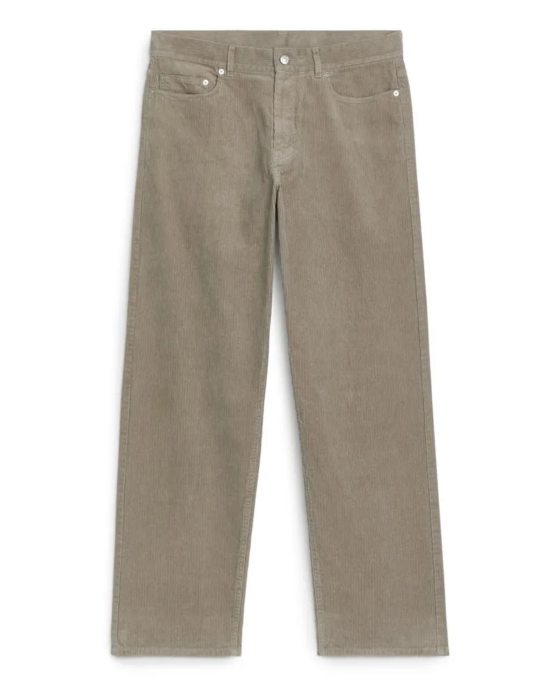Arket Cordhose Loose - Beige Helles