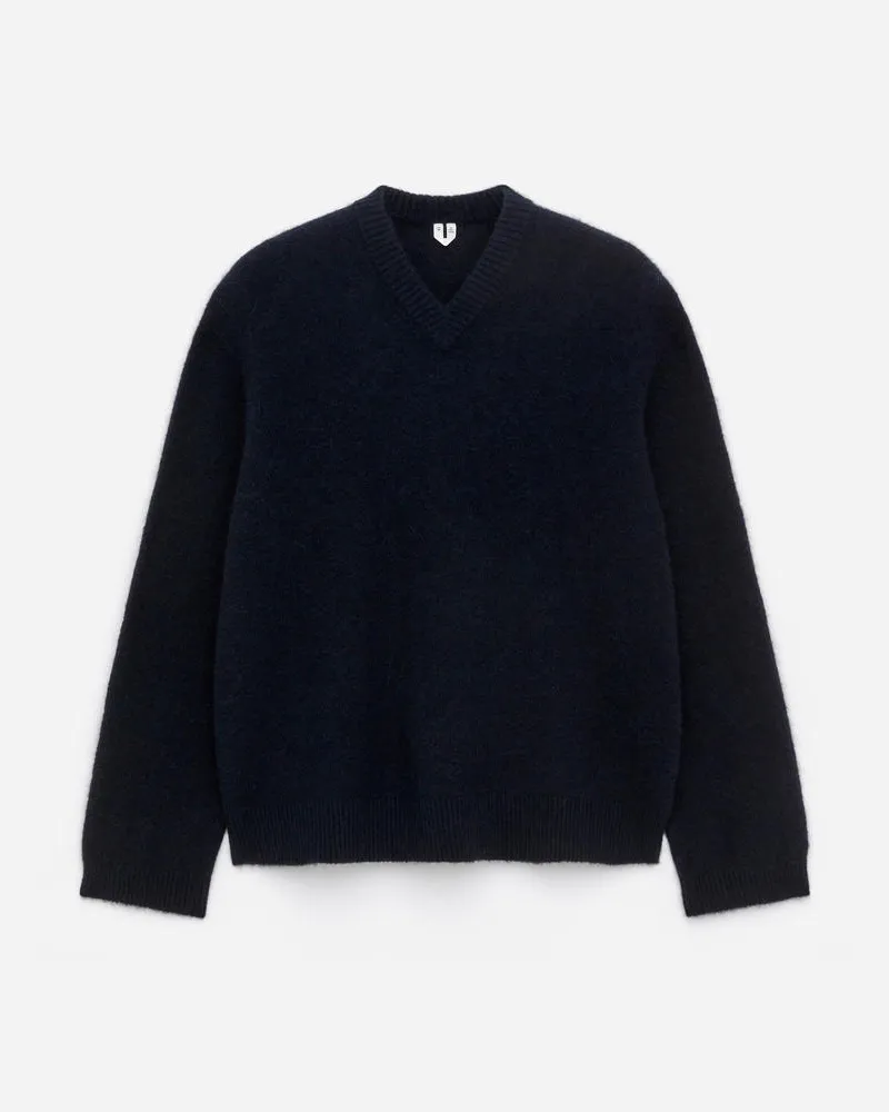 Arket Lockerer Pullover Aus Alpakawollmischung -Blau Blau