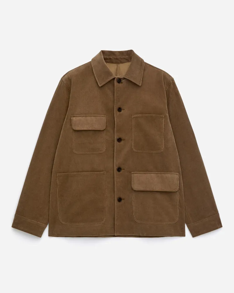 Arket Utility-Jacke Aus Cord -Beige Beige