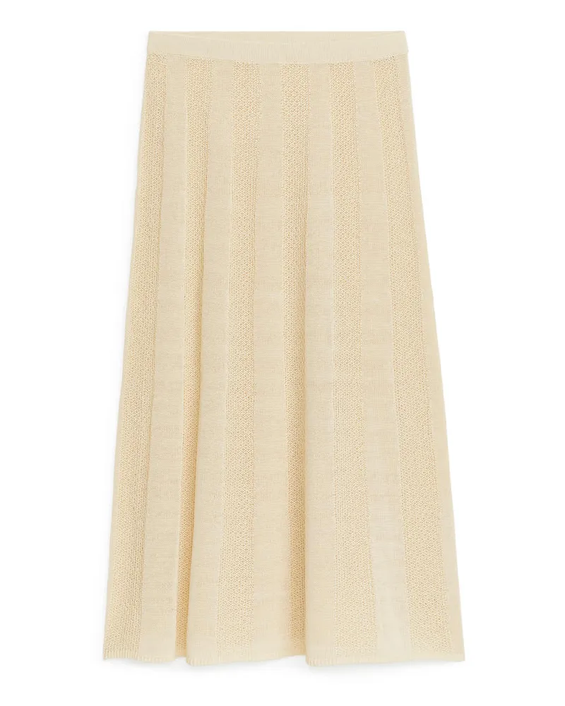Arket Rock Mit Lochmuster - Beige Creme