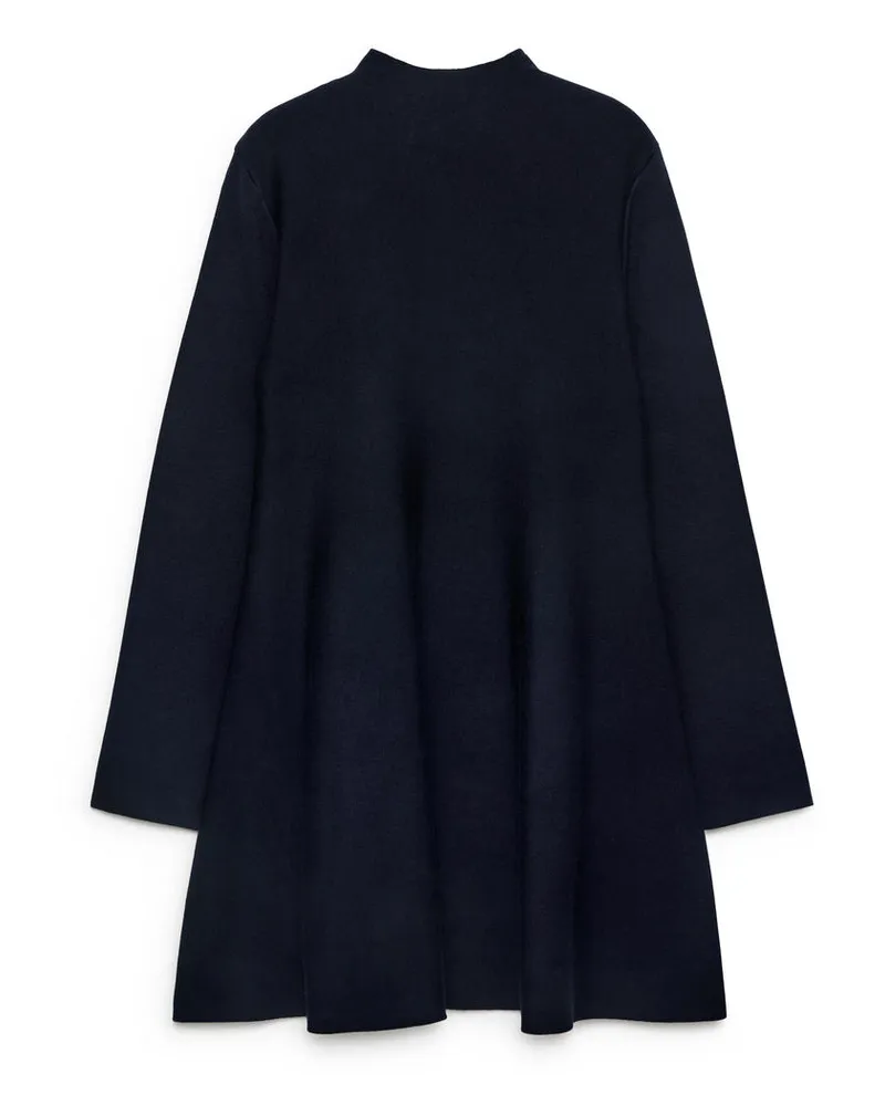 Arket Doubleface-Kleid - Blau Dunkelblau