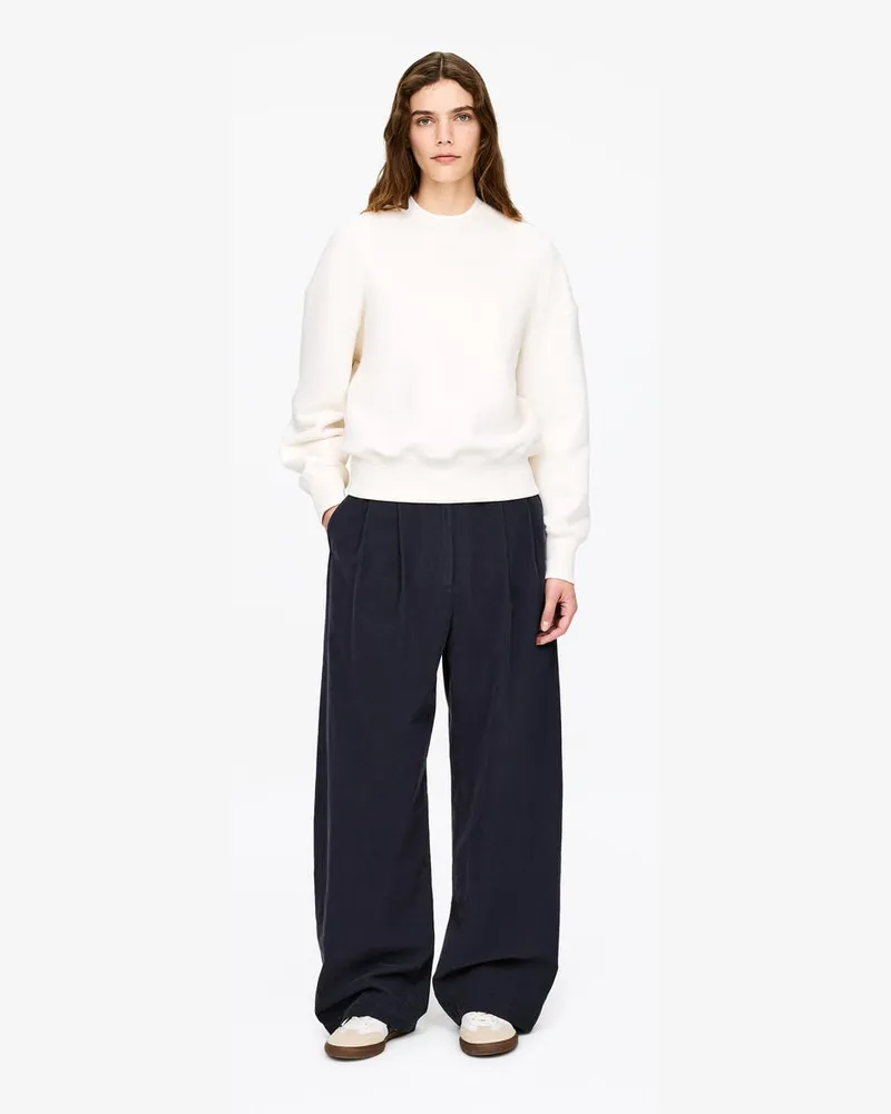 Arket Cordhose Mit Hohem Bund -Blau Blau